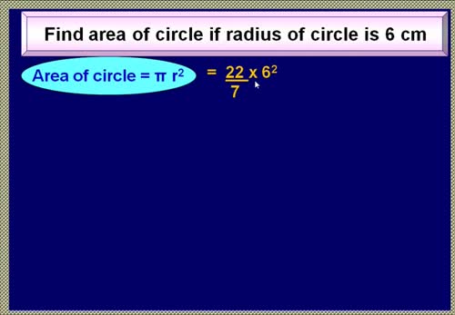 Vedic Maths Area Circle Find Area of Circle (Approximation) Video Tutorial