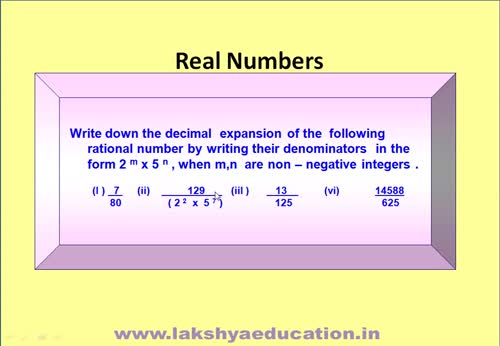 Class 10 Maths Real Numbers Part 1 Video Tutorial