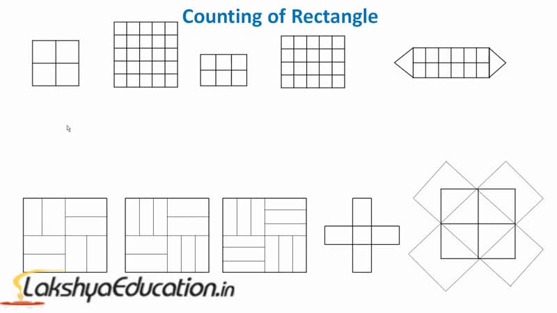 Reasoning (Hindi) Counting Figures Counting of Rectangle Part 1 Video ...