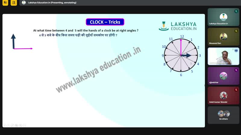 Reasoning Live Classes 2025 Clocks Part 2 : (19-11-2025) Video Tutorial